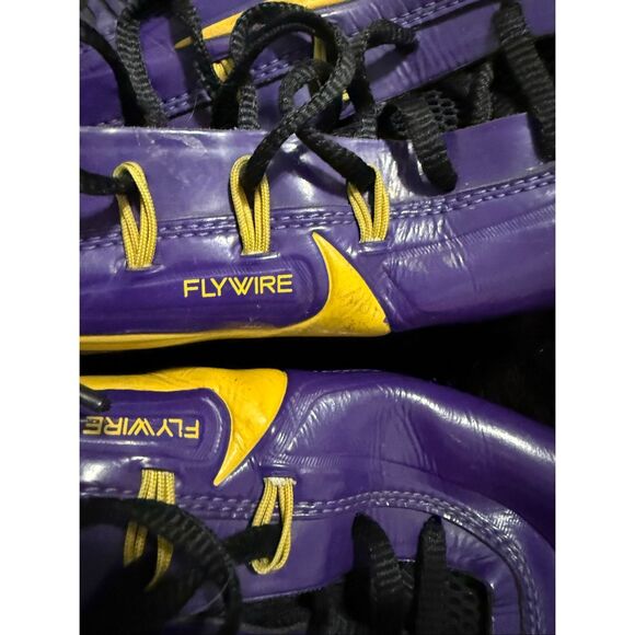 Nike Vapor Edge 360 VC Carbon LSU Tigers colors  Football Cleats Size 12 shoes main image 6